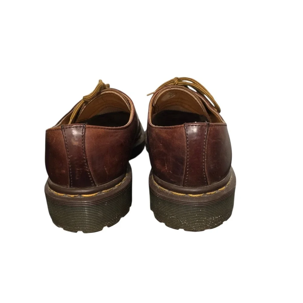 Vintage Dr Martens 8328 Made in‎ England Brown Leather Oxford Shoes Mens 5